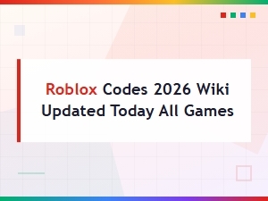 Active Roblox Codes 2026 Wiki – Updated Today for All Games