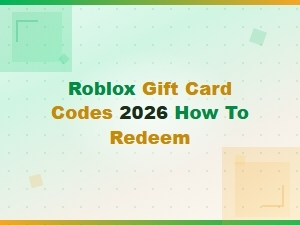 Roblox Gift Card Codes 2026 – How to Redeem Free Active Codes