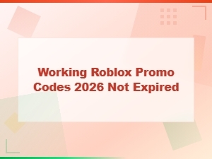 Working Roblox Promo Codes 2026 Not Expired — How to Redeem Codes